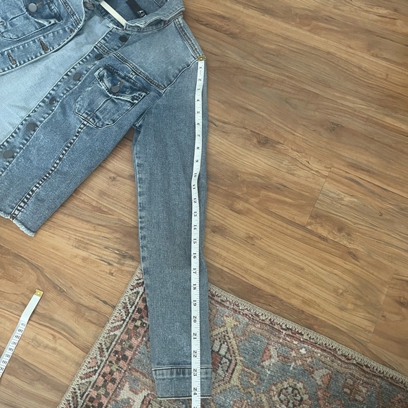 NWOT KUT from the Kloth Denim Jacket with Fringe detail | Size Small - Picture 10 of 12